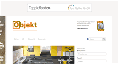 Desktop Screenshot of objekt-verlag.de